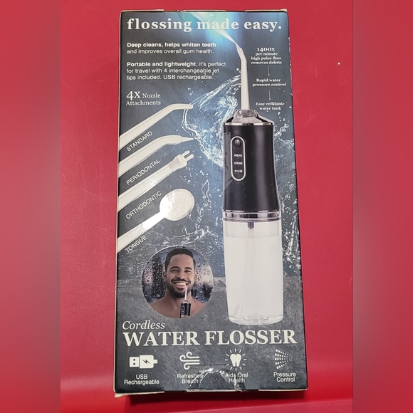 Manthm Cordless Water Flosser, New in box - Picture 2 of 4